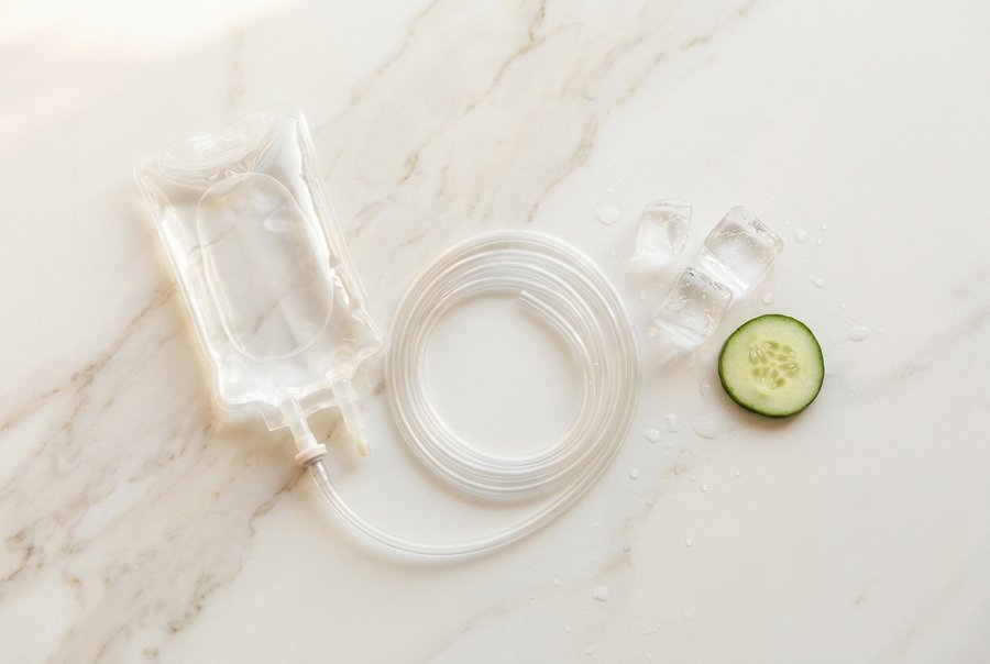 Normal Saline IV hydration bag